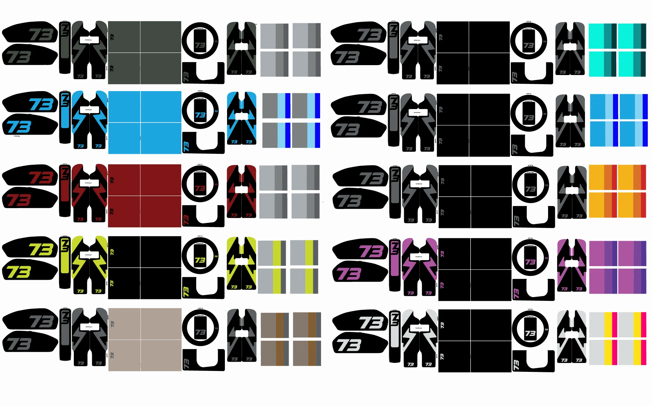 Adventure series Replica decal kit for Super 73 Rx / S2 - Image 3