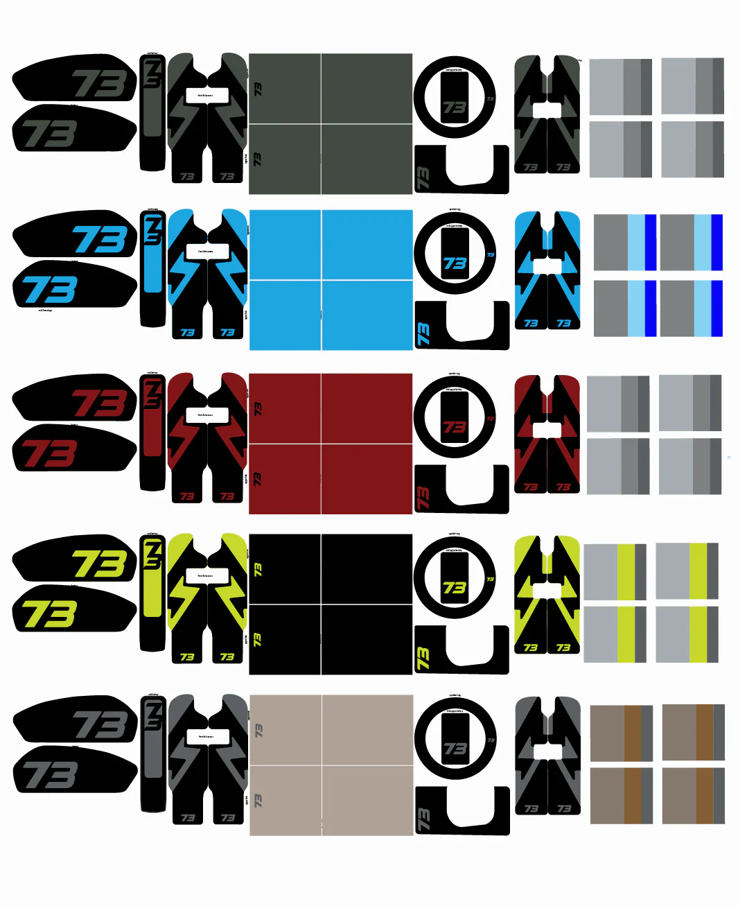 Adventure series Replica decal kit for Super 73 Rx / S2 - Image 4