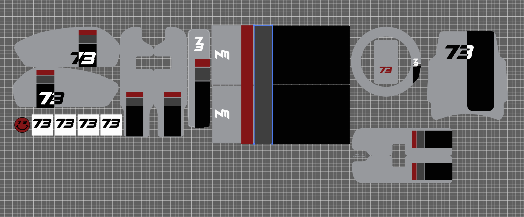 C1X style Replica decal kit for Super 73 RX - Image 10