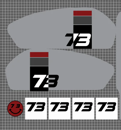 C1X style Replica decal kit for Super 73 RX - Image 11