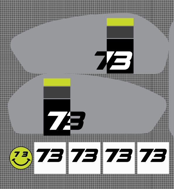 C1X style Replica decal kit for Super 73 RX - Image 33