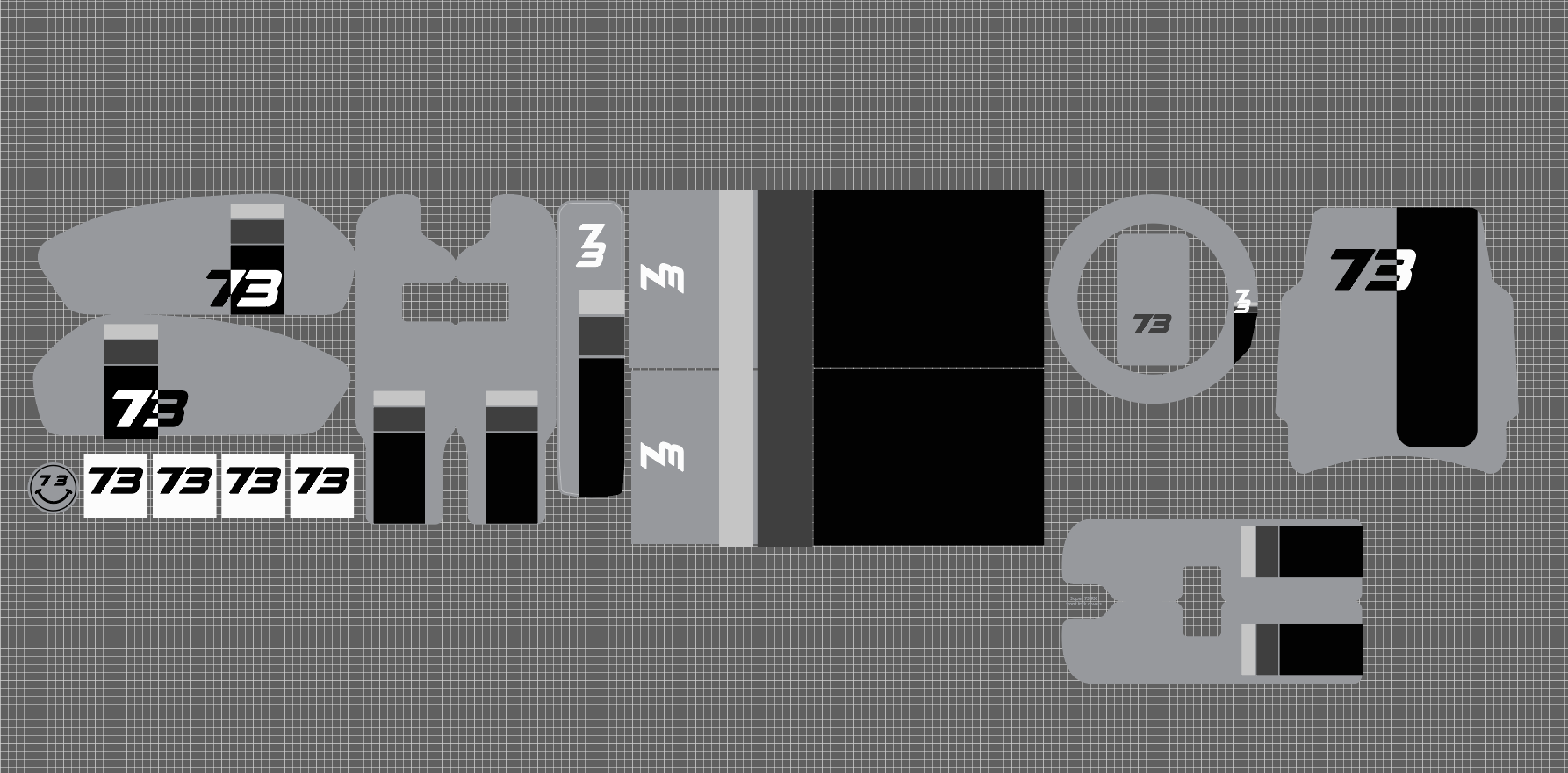 C1X style Replica decal kit for Super 73 RX - Image 8