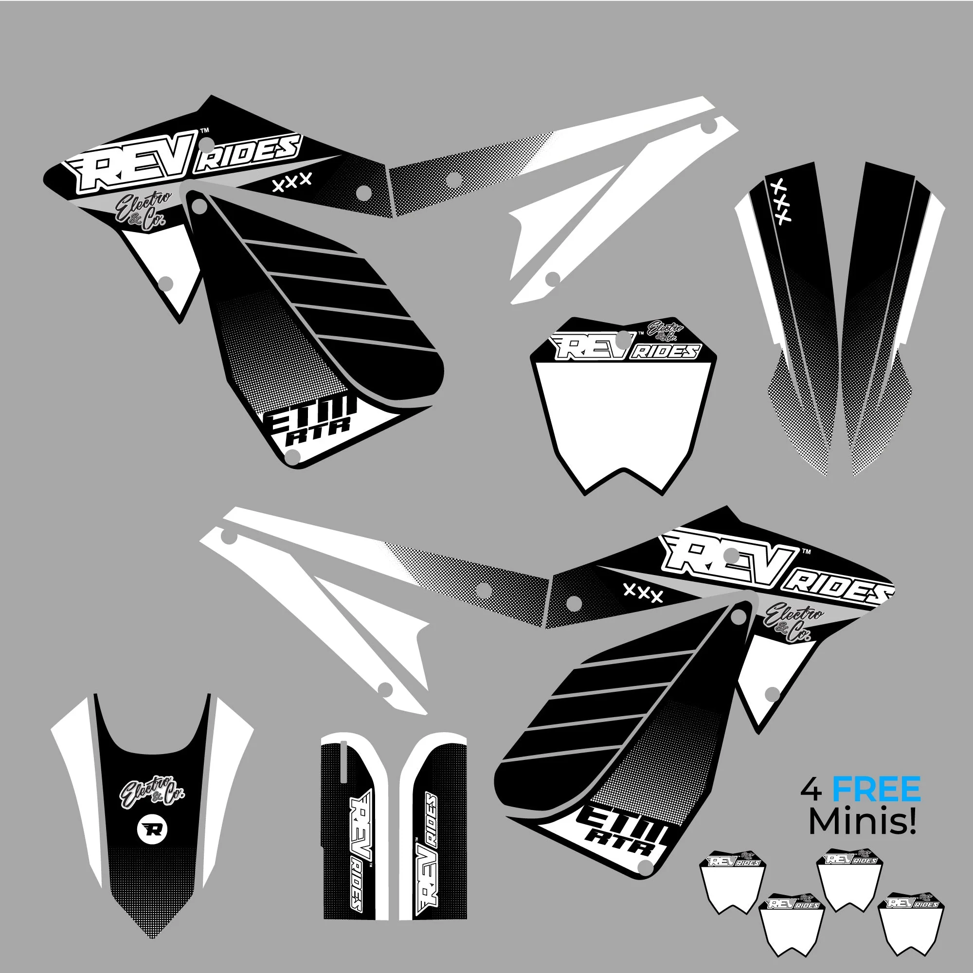 Electro & Co ETM RTR Graphics & Decal Sets | Multiple Colorways Available - Image 4