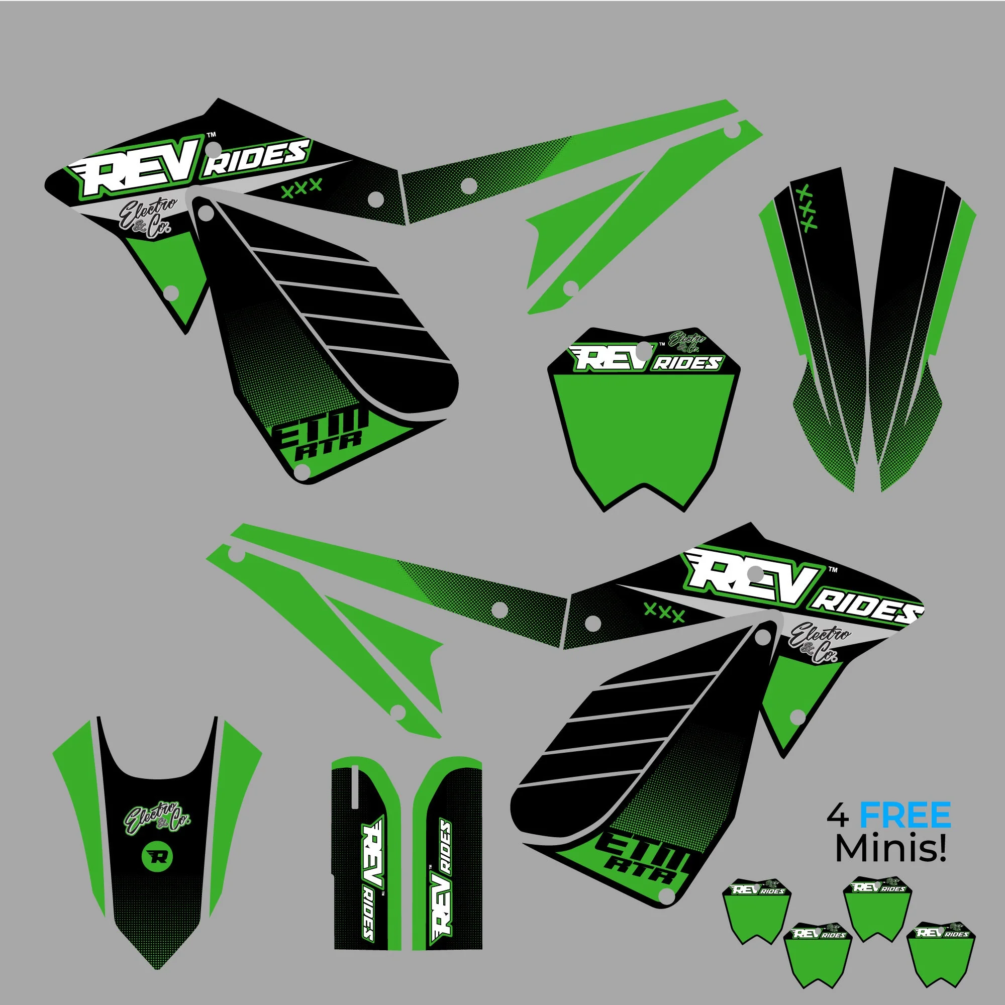 Electro & Co ETM RTR Graphics & Decal Sets | Multiple Colorways Available - Image 5
