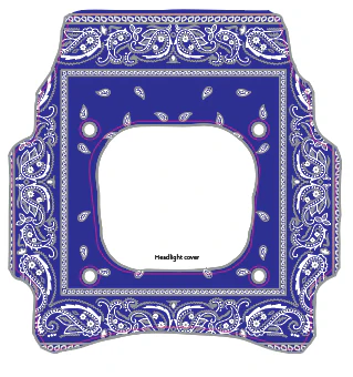 Front Headlight plate Replica decal For Super73 Rx / Adventure series - Image 10
