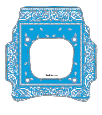 Front Headlight plate Replica decal For Super73 Rx / Adventure series - Image 11