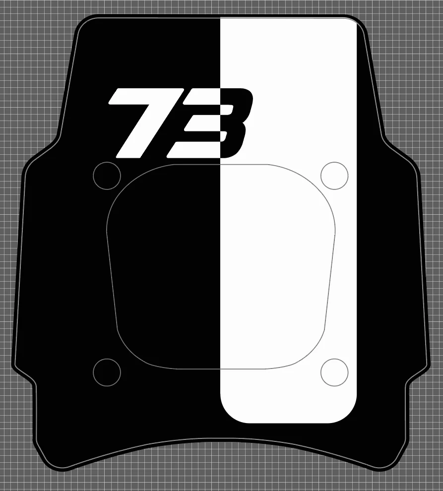 Front Headlight plate Replica decal For Super73 Rx / Adventure series - Image 25