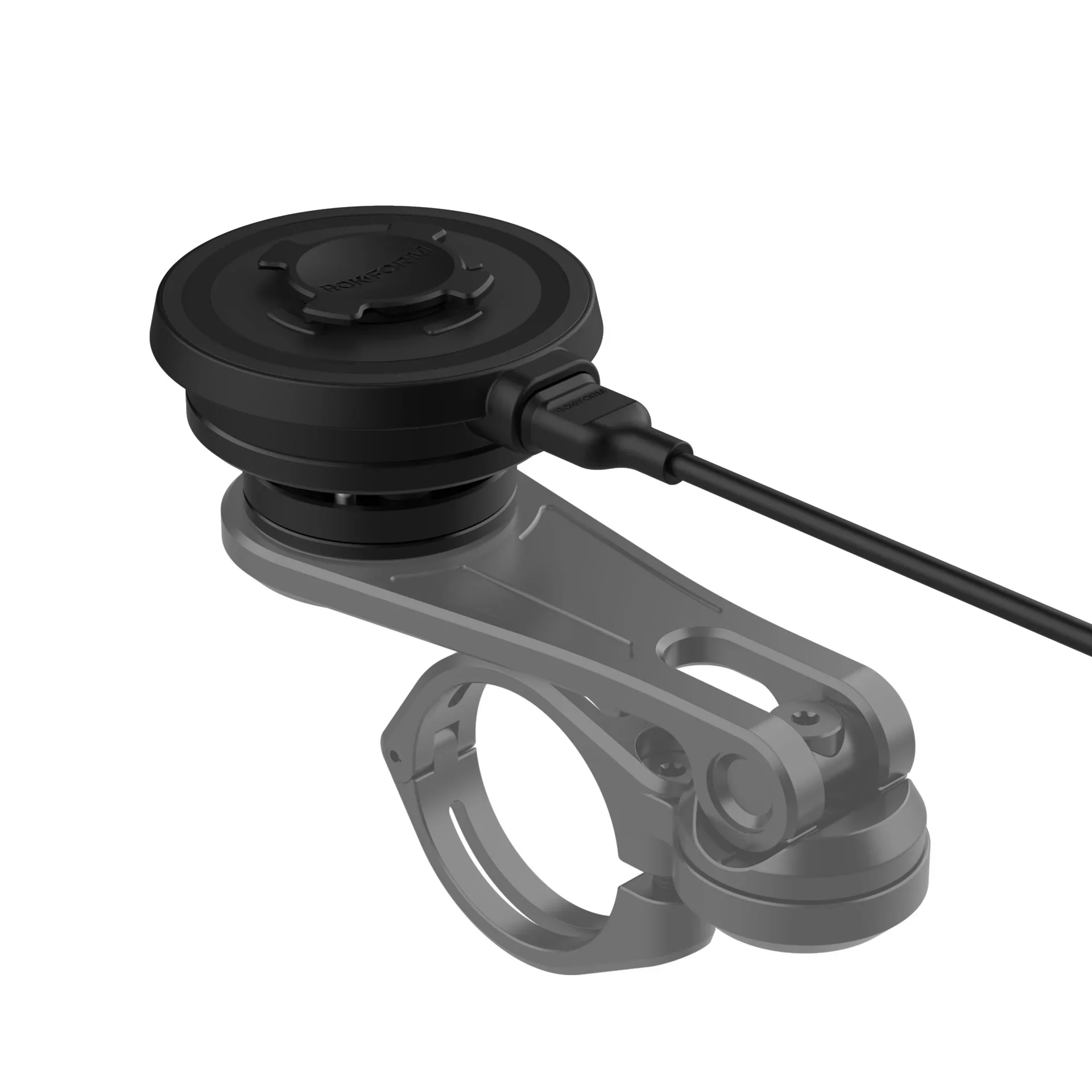 Motorcycle Mount Charging Head WIRELESS CHARGER for Apple, Android, and more!