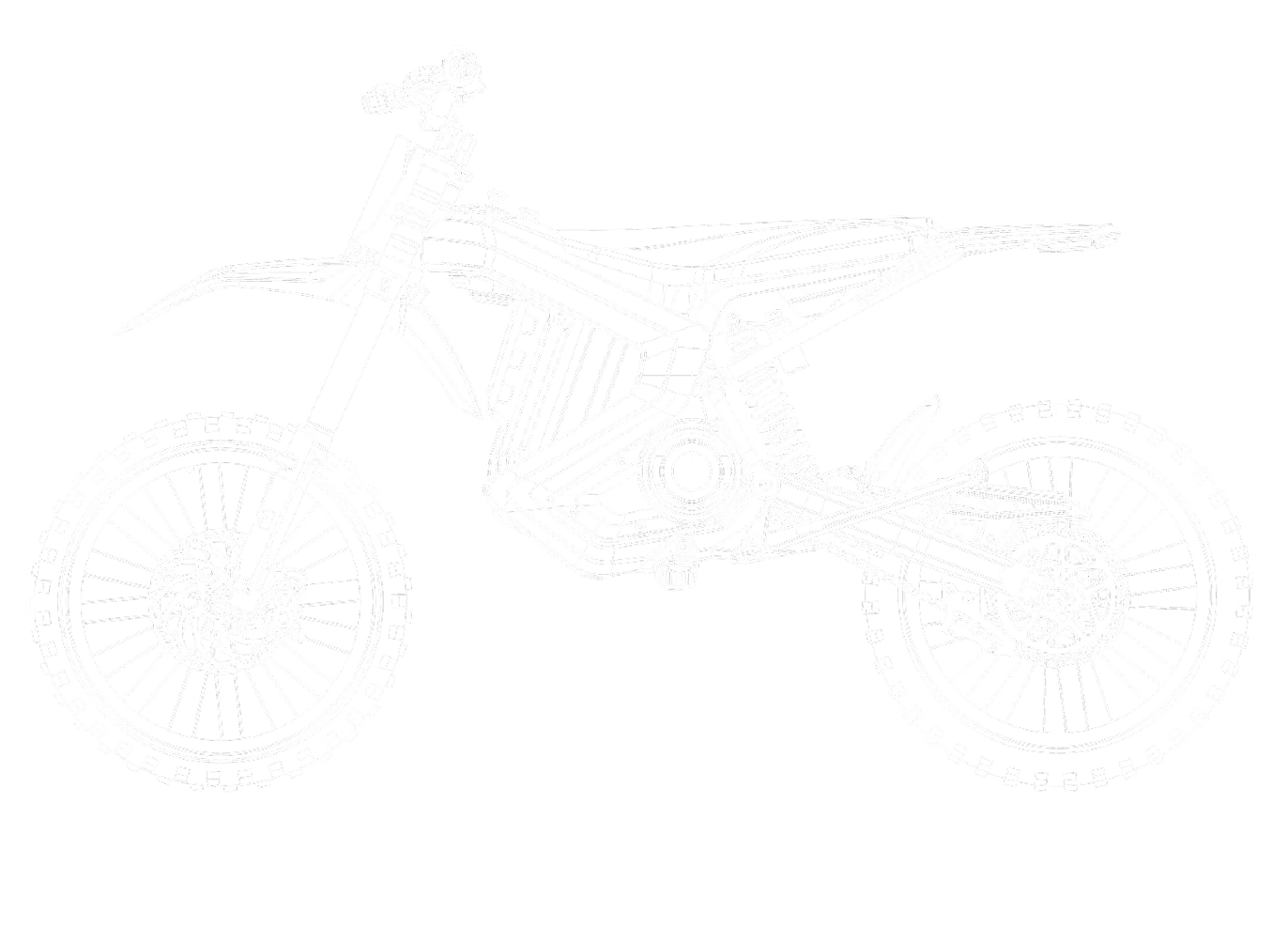 RAWRR Mantis X PRO | 72V 35AH 15KW 65MPH | Off-Road Electric Dirt Bike - Image 3