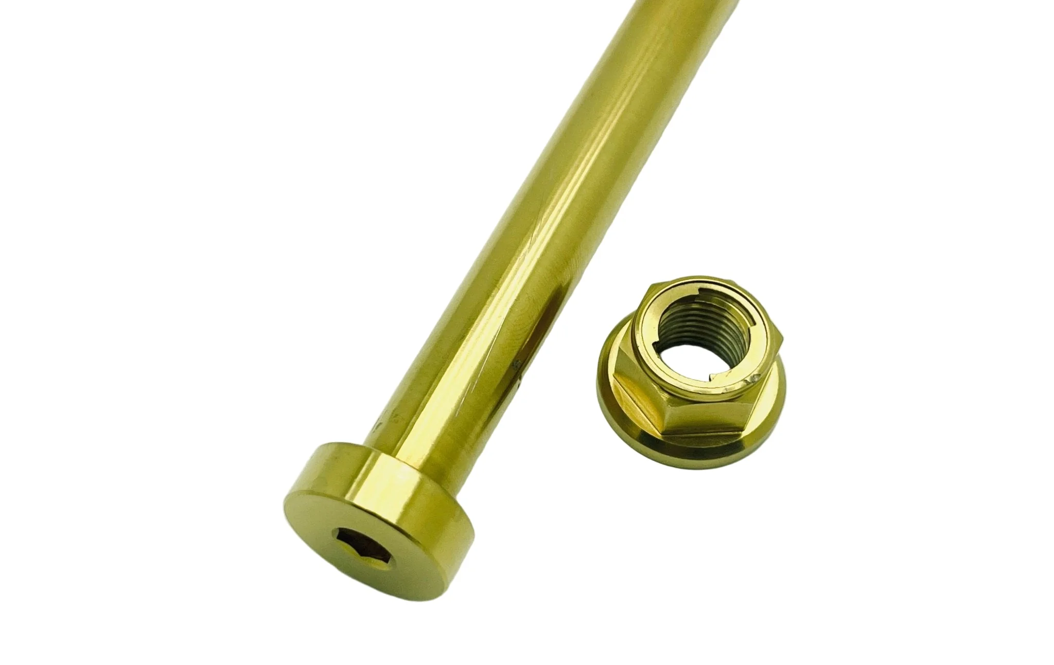 Titanium Rear Axle and Nut - Surron LBX (Two pcs) - Image 5