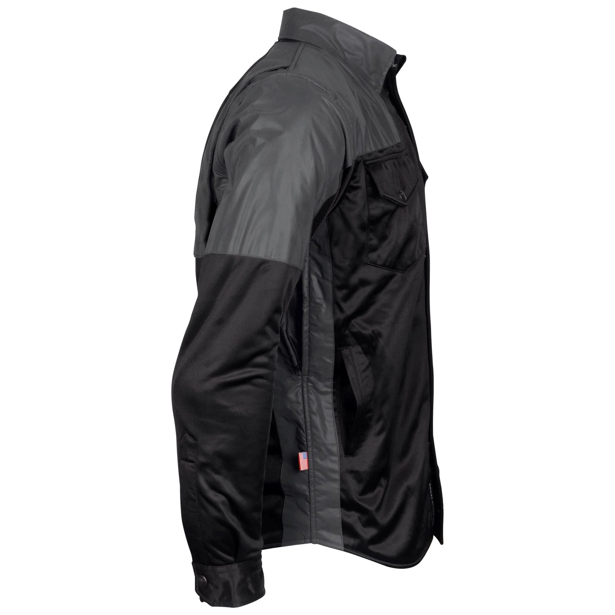 Ultra Reflective Shirt "Nightfall Nebula" - Black with Pads - Image 7