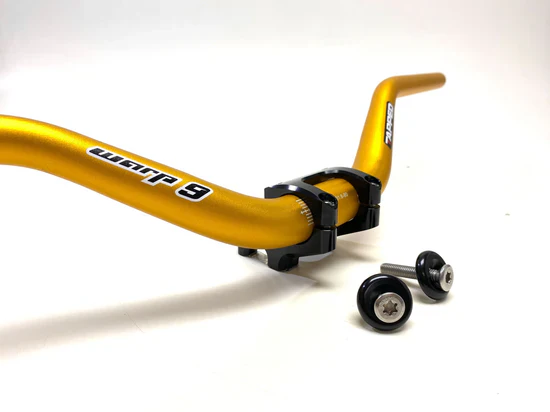 Warp 9 1 1/4 tapped Emoto Handle bar W/ Scott Deuce grip combo - Image 3
