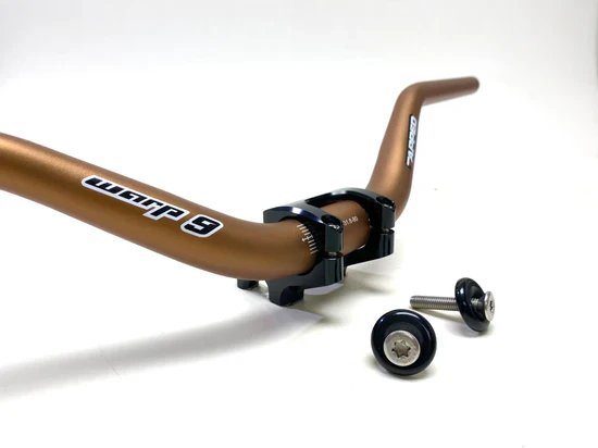 Warp 9 1 1/4 tapped Emoto Handle bar W/ Scott Deuce grip combo - Image 5