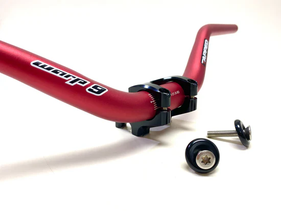 Warp 9 1 1/4 tapped Emoto Handle bar W/ Scott Deuce grip combo - Image 9